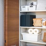 整頓されている収納棚